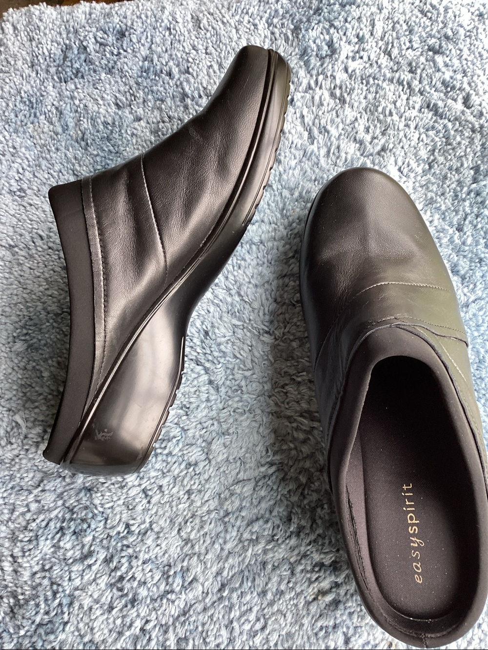 Easy Spirit Black Size 8 Black Mules